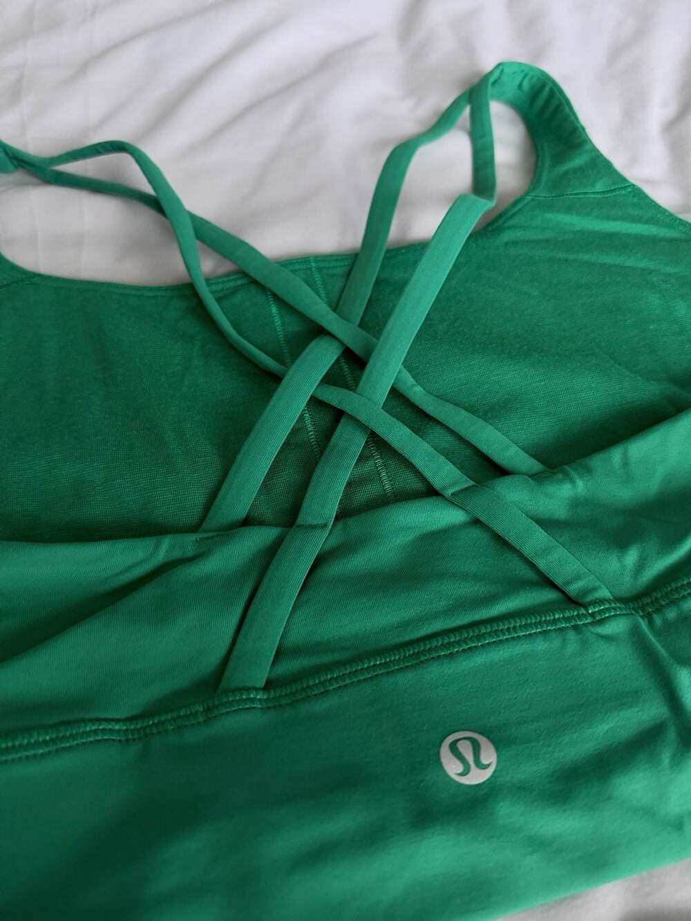 Lululemon Energy Longline Bra Raceway Green Size 14